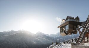 La spa sottosopra che incanta il Trentino