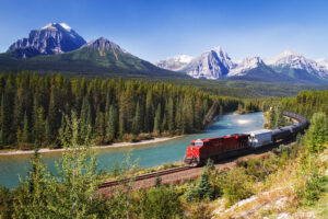 Viaggio in treno nelle praterie canadesi
