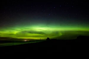Aurora boreale sulle Isole Shetland