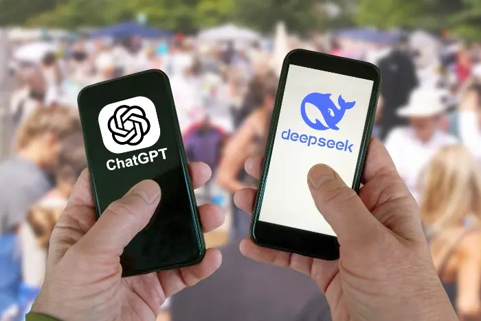 ChatGPT e DeepSeek