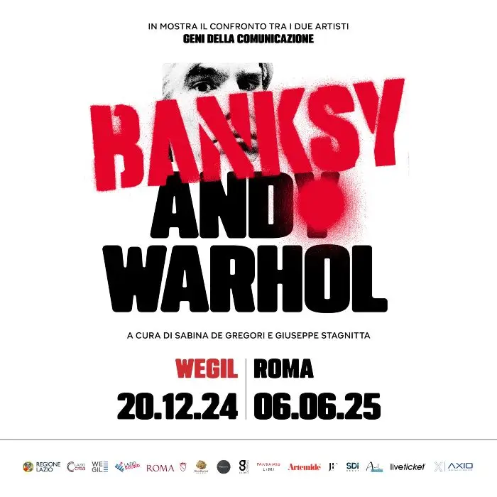 Cosa fare a Roma nel weekend: mostra Warhol e Banksy domenica 9 marzo 2025