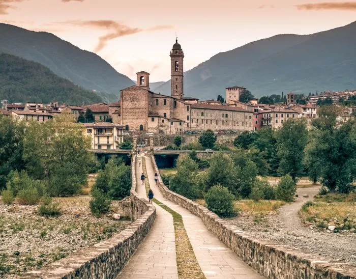 il centro storico di Bobbio