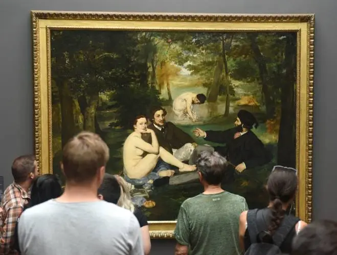 Dipinti da vedere: Colazione sull'erba di Manet