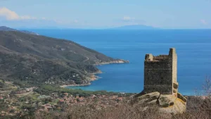 Veduta dalla Grande Traversata Elbana