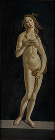 Venere di Botticelli in mostra a "Da Botticelli a Mucha. Bellezza, Natura, Seduzione"