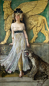 A Babilonia di Cesare Saccaggi in mostra a "Da Botticelli a Mucha. Bellezza, Natura, Seduzione"