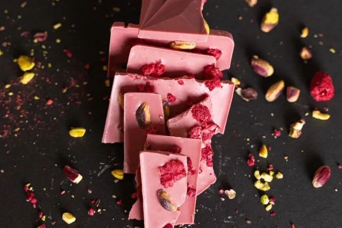 cioccolato rosa o ruby chocolate