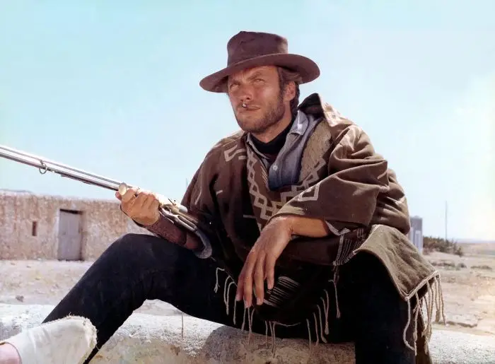 Clint Eastwood in Per un pugno di dollari