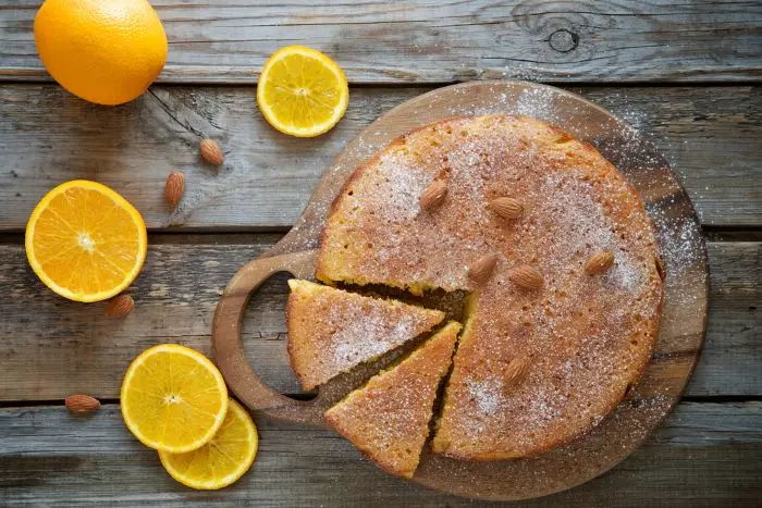 torta mandorle e arancia senza glutine