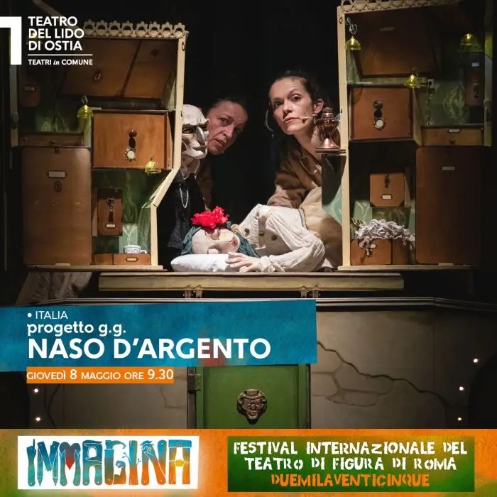 Immagina 2025 - Festival Internazionale del Teatro di Figura di Roma è tra gli eventi in programma sabato 10 maggio 2025 a Roma