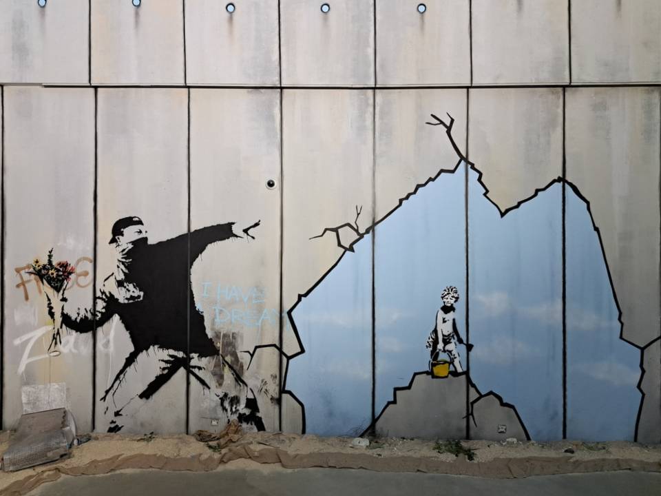 Flower Thrower, Banksy