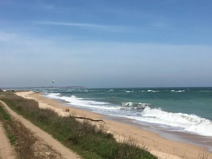 Kraperz Beach, in Bulgaria