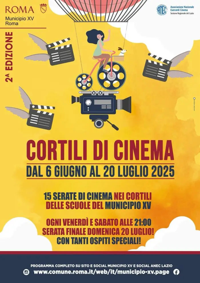 cortili di cinema - all'aperto roma 2025