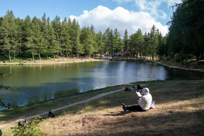 dove andare per una gita da weekend al lago in estate: al Lago della Ninfa, in Emilia Romagna