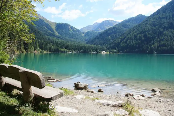 Lago di Anterselva, in Trentino Alto Adige