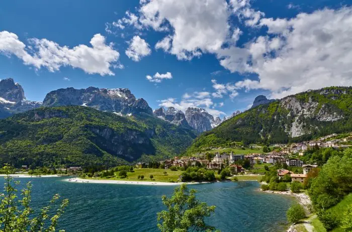 Lago di Molveno, in Trentino Alto Adige