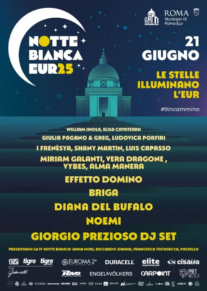 Notte Bianca Eur 2025 Roma