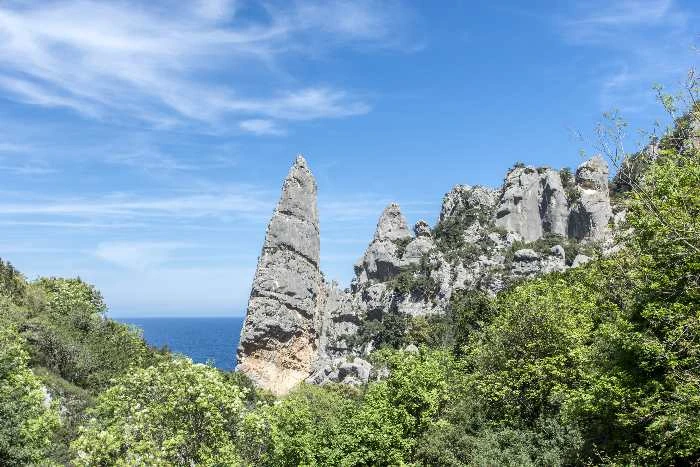 Il pinnacolo di Punta Caroddi