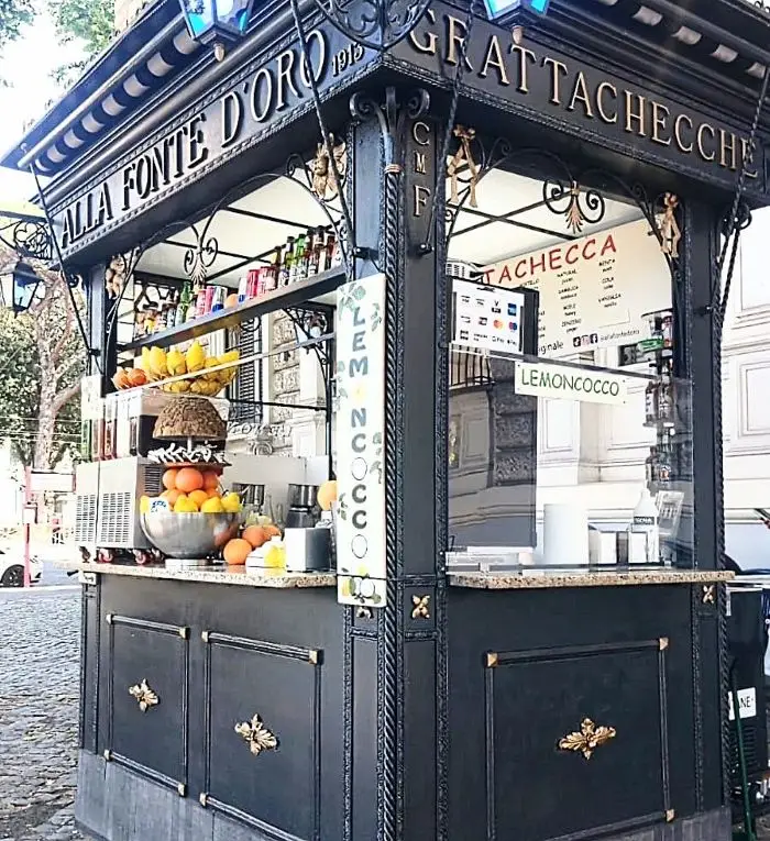grattachecca roma alla fonte doro