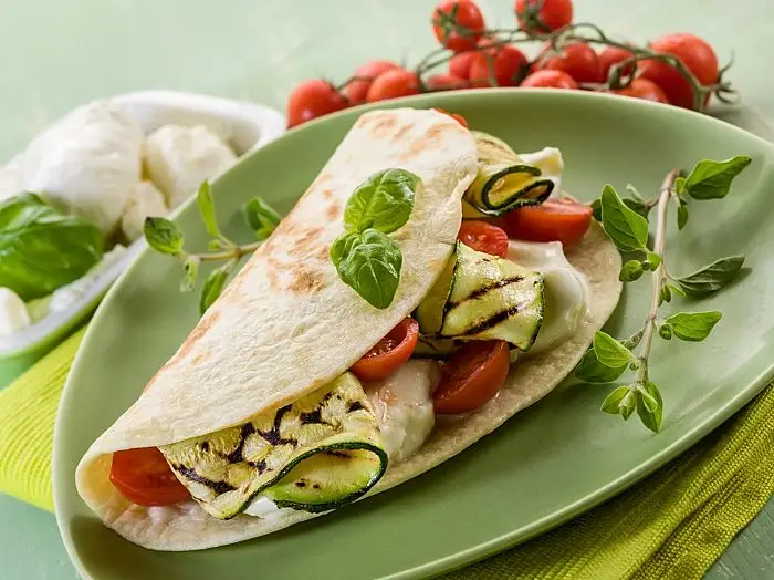 ricetta piadina di zucchine in friggitrice ad aria