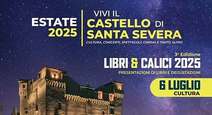 Vivi il Castello di Santa Severa 2025 libri e calici
