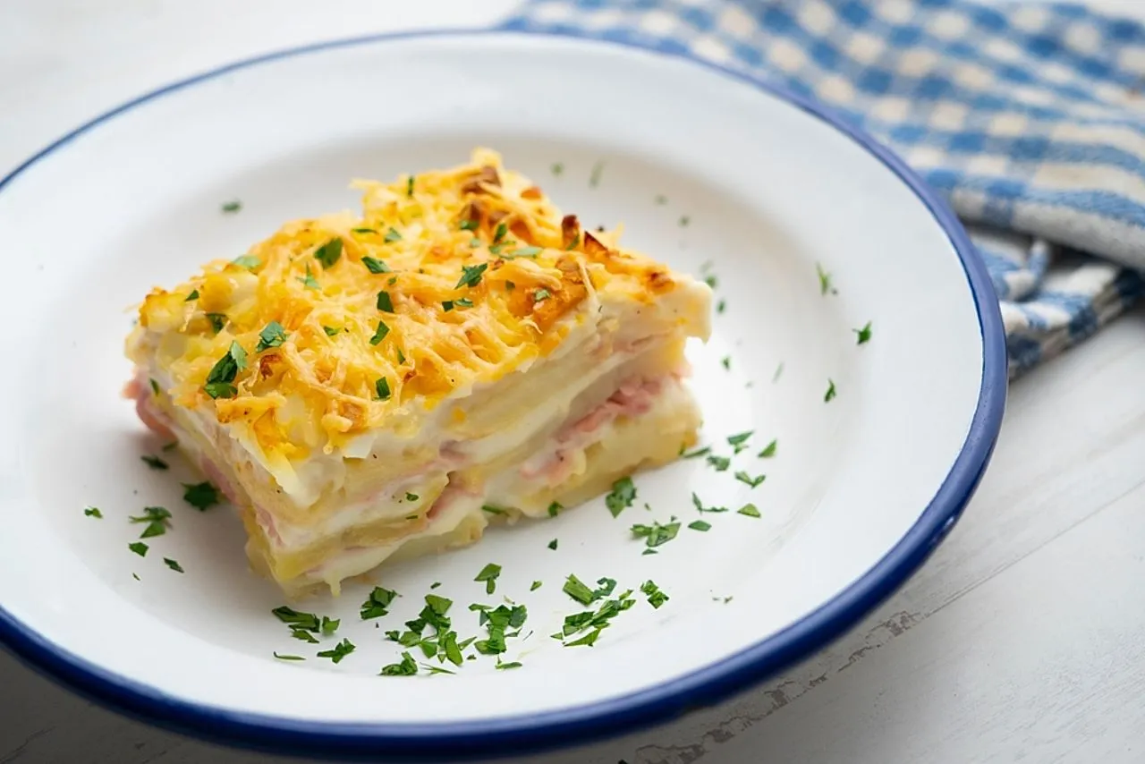 lasagna vegetariana con patate