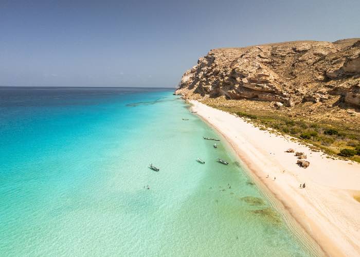 Socotra spiaggia