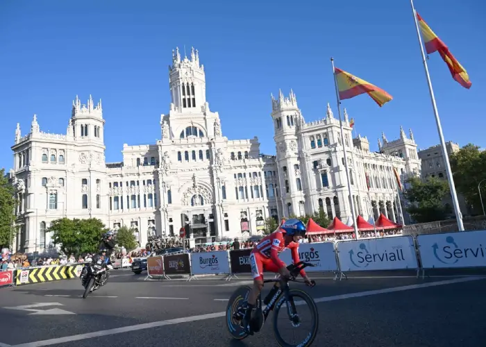 La cronometro di Primož Roglič alla Vuelta