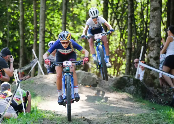Tour de France 2025 femminile - Pauline Ferrand-Prévot in mountain bike