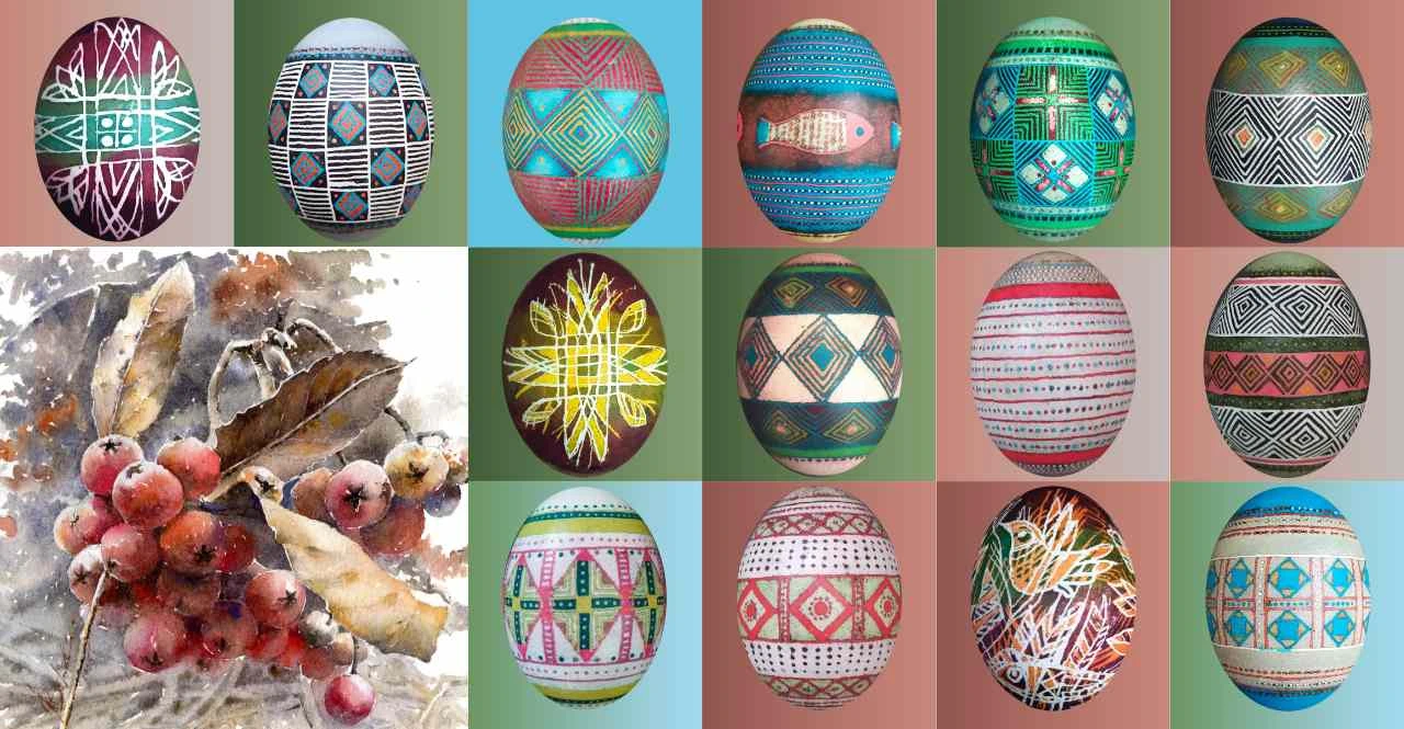La mostra di Pysanka alla Casina delle civette di Roma