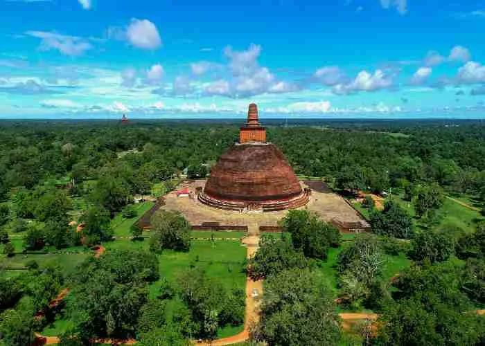 Monastero buddista di Jetavana in Sri Lanka