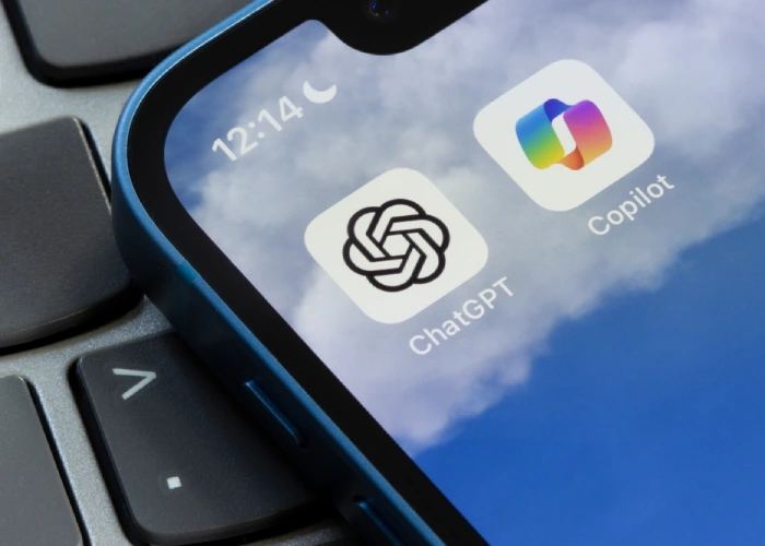 GPT-5 - ChatGPT e Copilot su iPhone