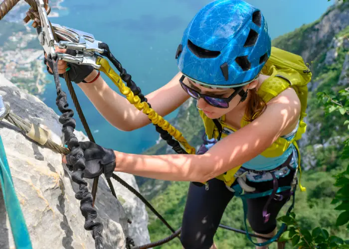 Attrezzatura per fare una via ferrata