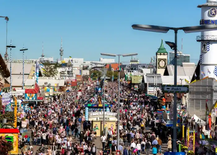 Theresienwiese durante un Oktoberfest