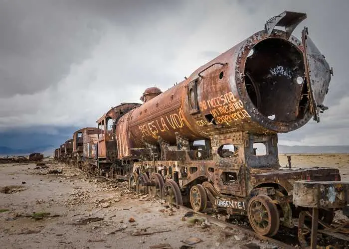 cimitero treni Bolivia