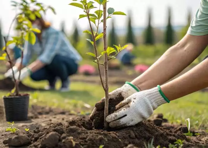 Curare il giardino