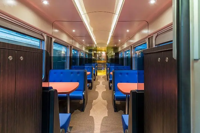 carrozza pizza express interni Treni Turistici Italiani