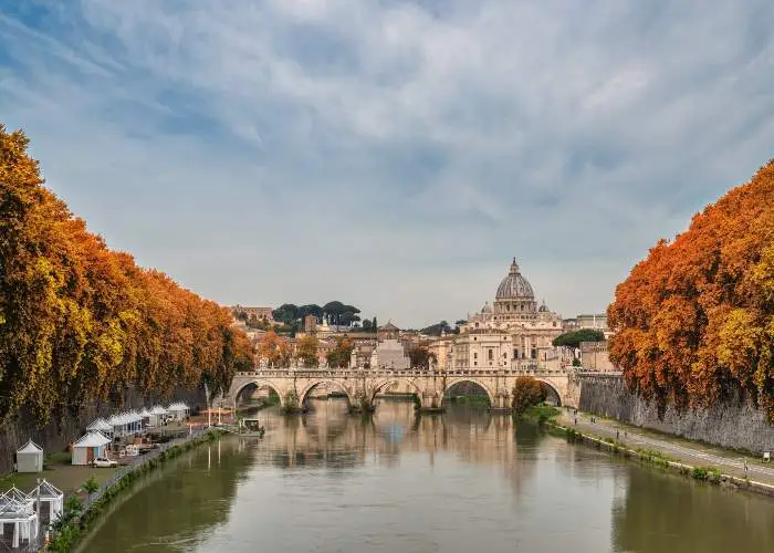 Durante la bassa stagione il clima a Roma è ideale