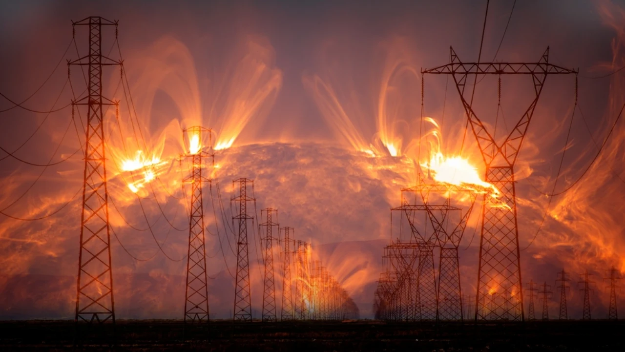 Il Sole e la rete elettrica terrestre