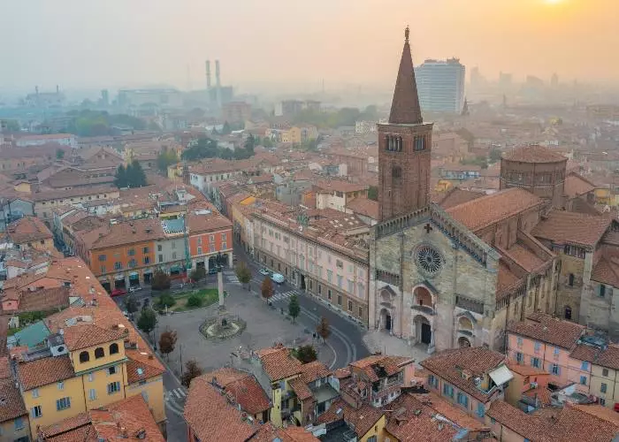 Piacenza dall'alto