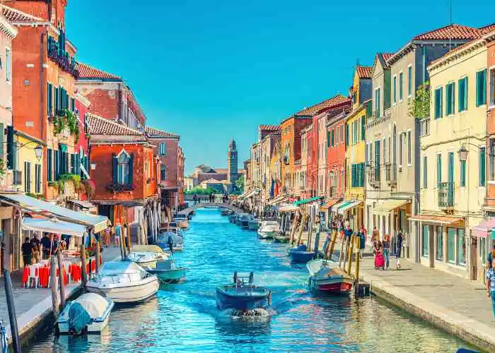 La splendida Murano, vicino Venezia