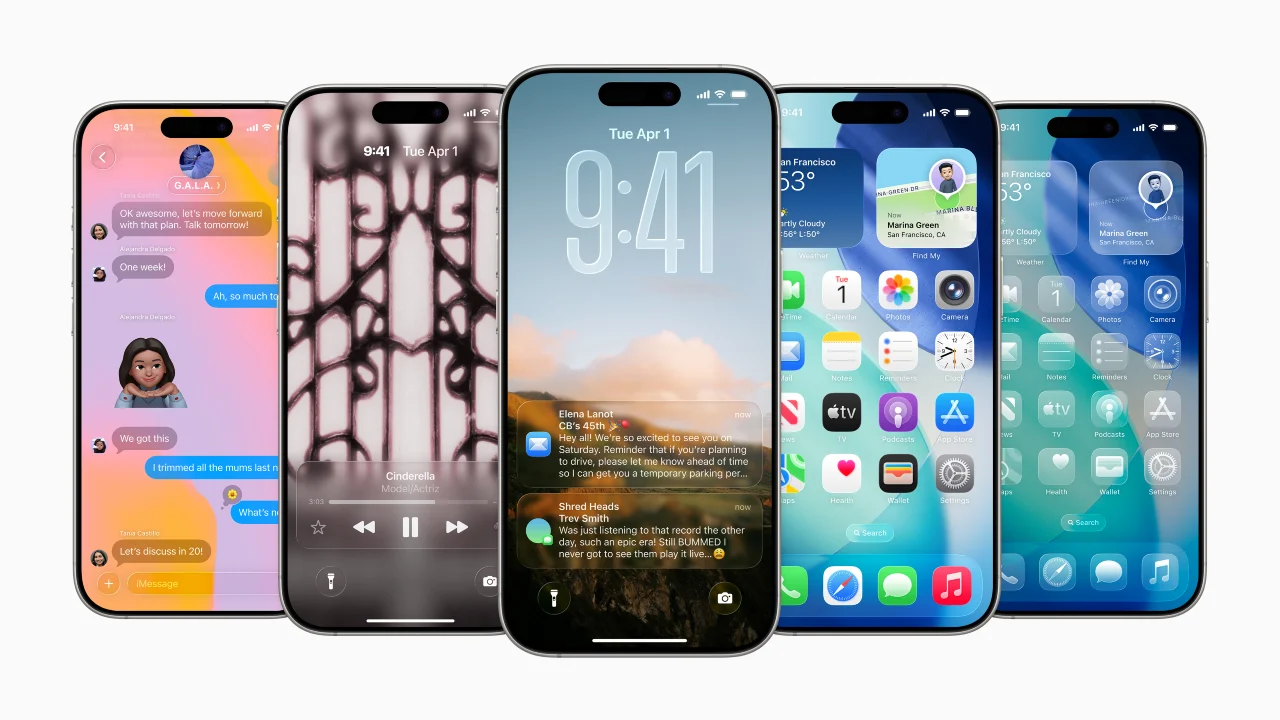 iPhone con iOS 26