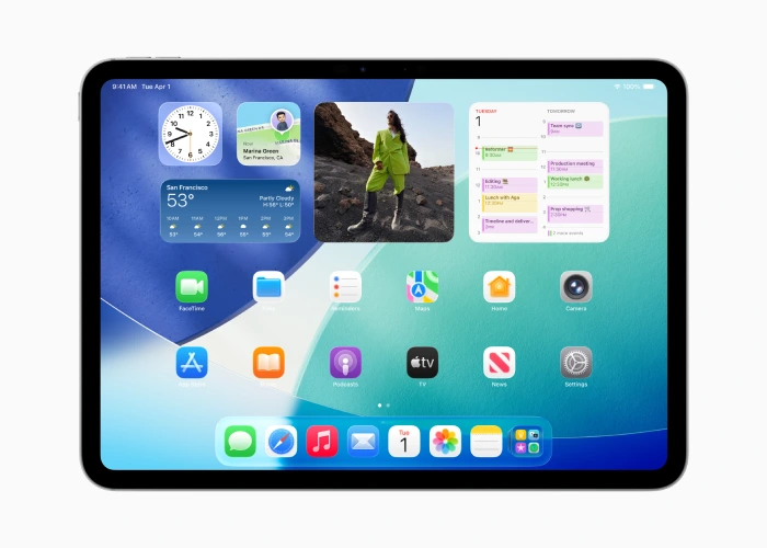 iPad con iPadOS 26 - Liquid Glass