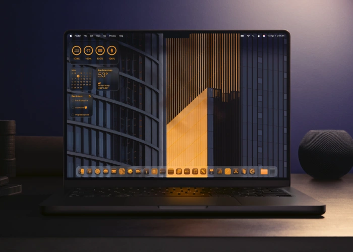 Mac con macOS 26 Tahoe - Liquid Glass