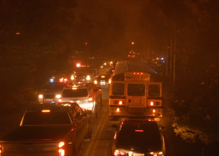 Una scena di The Lost Bus