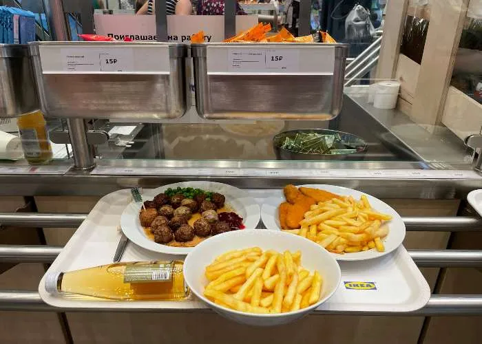 Un vassoio per il pranzo di Ikea