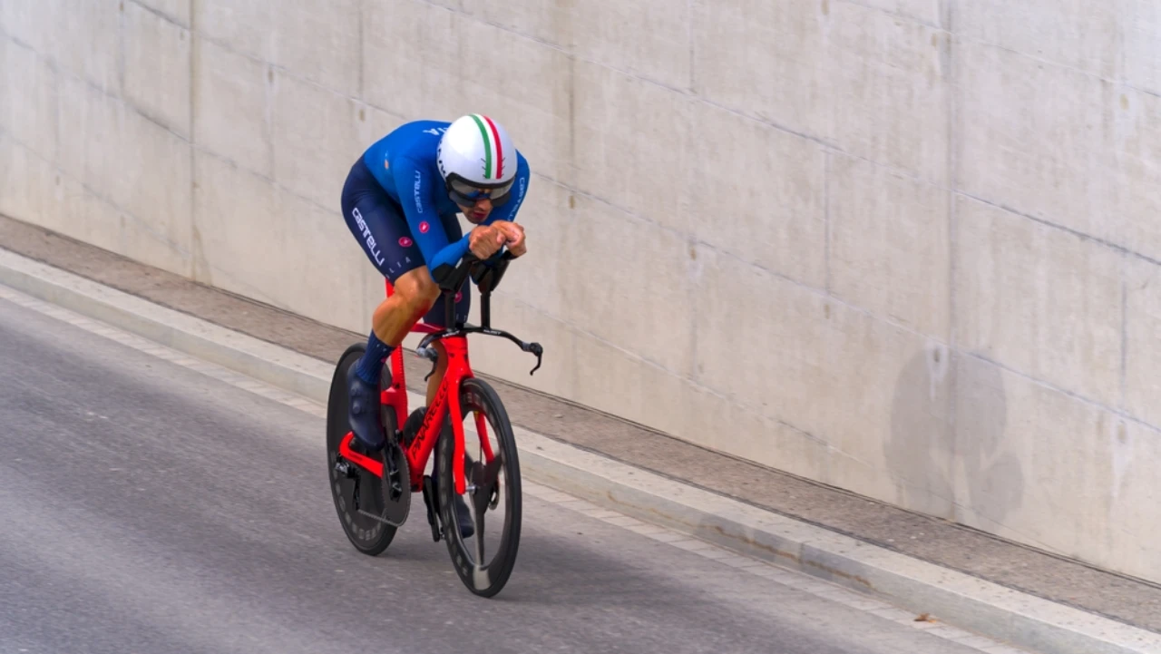 Filippo Ganna ai Mondiali 2024