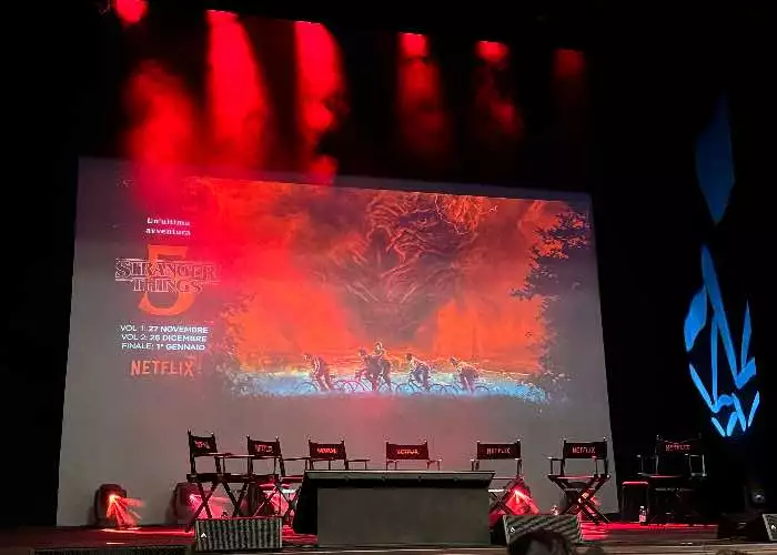 Stranger Things conferenza stampa Lucca
