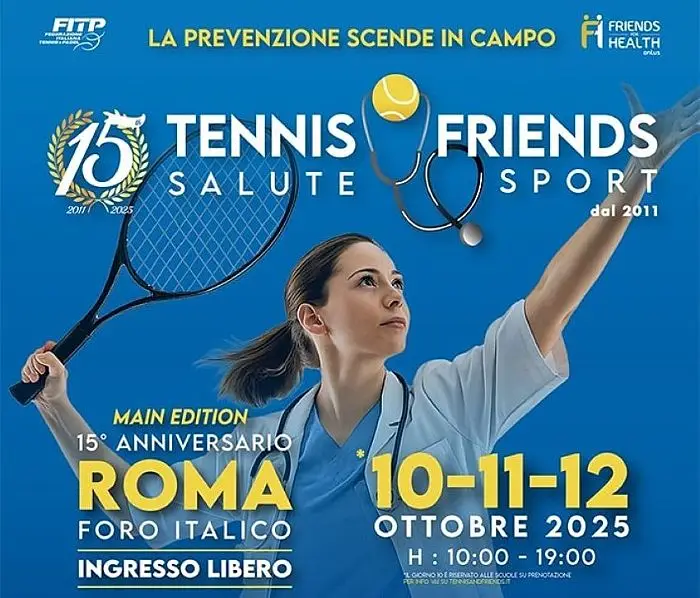 Tennis and Friends Roma 2025 - 15° anniversario