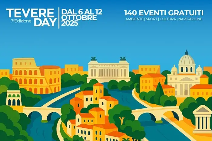 Tra gli eventi a Roma di sabato 11 ottobre, c'è Tevere Day 2025